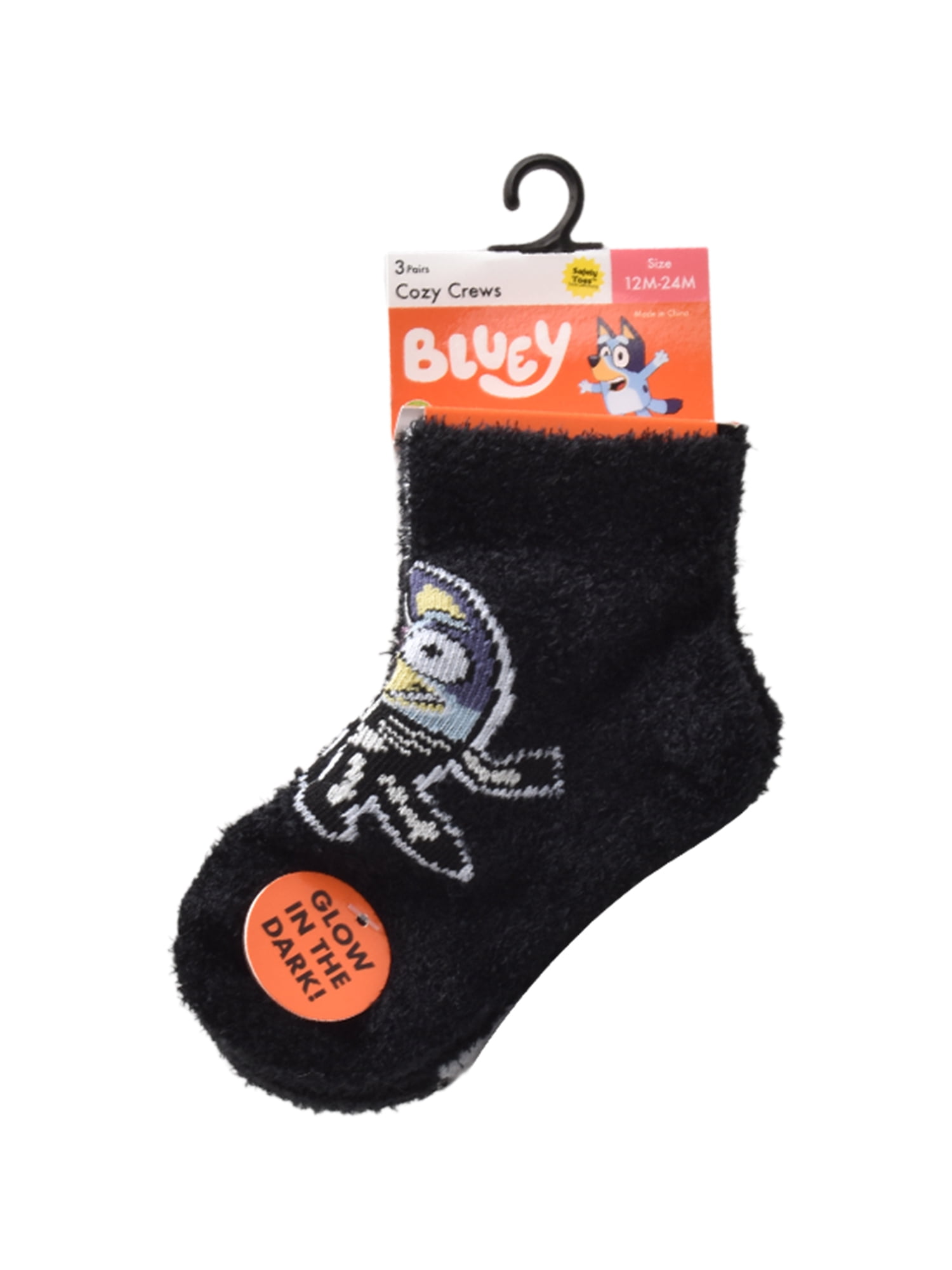 Character Halloween Cozy Quarter Socks, 3- Pack, Sizes 12M- 5T