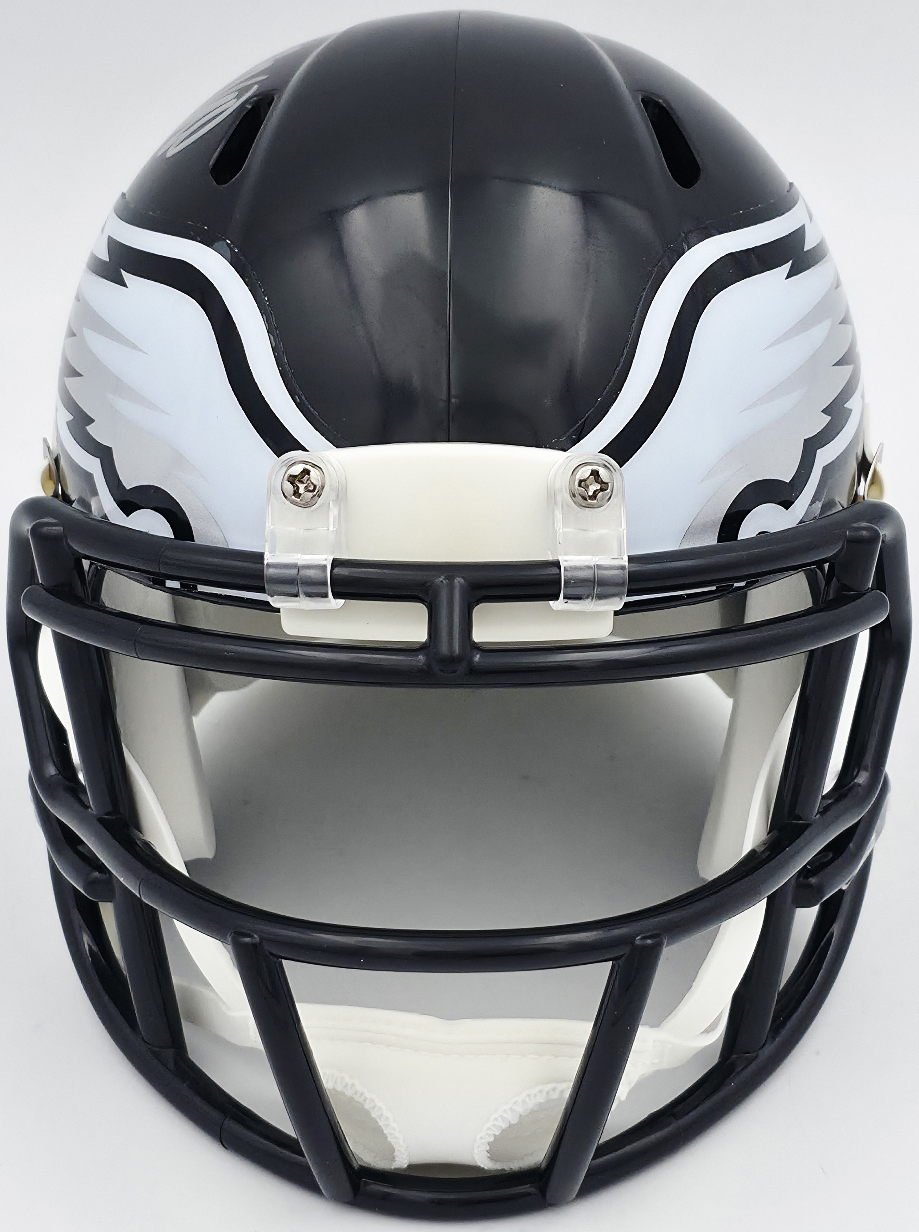 DeSean Jackson Autographed Philadelphia Eagles 2022 Alternate Black Speed Mini Helmet Beckett BAS Witness 243642