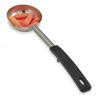 Vollrath 61174 Black Handled 5 Ounce Solid S/S Spoodle