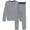 Grey, variant on Boys 4-18 Long Sleeve Thermal Base Layer Set