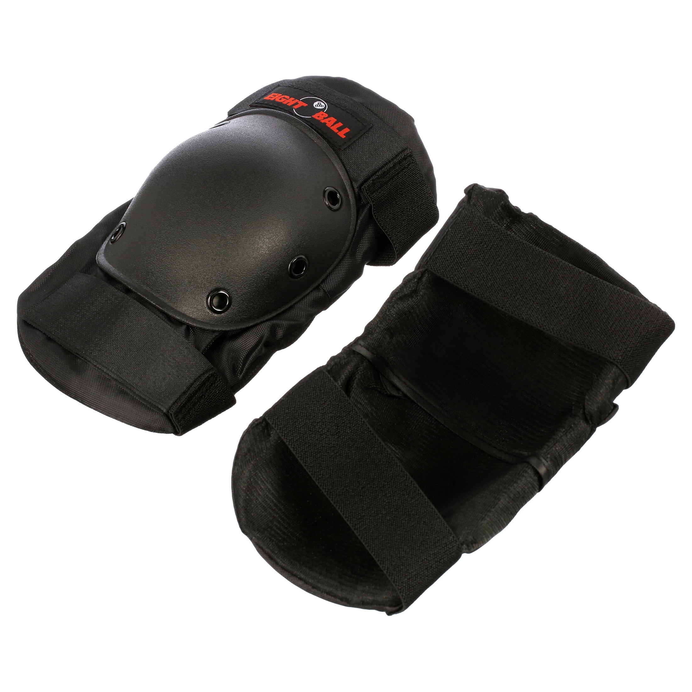 Eight Ball Black Pads, for Bike, Skate, and Scooter, Adult 14+