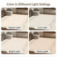thumbnail image 7 of ODIKA 3'x5' Beige Geometric Bordered Design Washable Area Rug Intricate Abstract Patterns with Modern Flair Non-Slip, Flatweave, Easy Care for Hallway, Laundry Room, 7 of 7