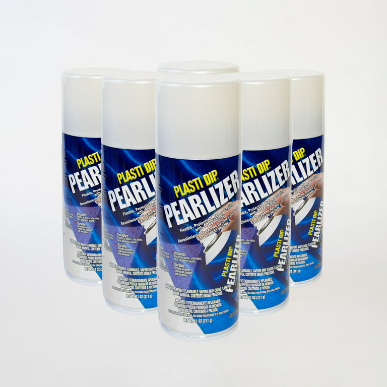 Plasti Dip Rubber Coating White Pearlizer Spray, 11oz (6 pack) 