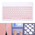 thumbnail image 3 of Milaget Bluetooth Keyboard Small Reboun for Bluetooth Enabled for Pink Button, 3 of 9