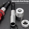 thumbnail image 4 of Powerful Magnetic Bit Holder, 4 Pieces Impact Driver Bit Holder with 4 PH2 Bits, Hex Shank Magnetic Screwdriver Bit Holder, 4 of 4