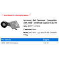 thumbnail image 2 of Accessory Belt Tensioner - Compatible with 2002 - 2010 Ford Explorer 4.6L V8 2003 2004 2005 2006 2007 2008 2009, 2 of 2