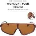 thumbnail image 2 of Retro Aviator Square Sunglasses Sport Siamese S Goggles For Men Women B2722, 2 of 4