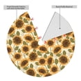 thumbnail image 2 of Sikiie Autumn Sunflowers 30-48 inches {designName} Print Christmas Tree Skirt Snowman Xmas Tree Skirt with Edge Christmas Decorations for Holiday Party36", 2 of 7