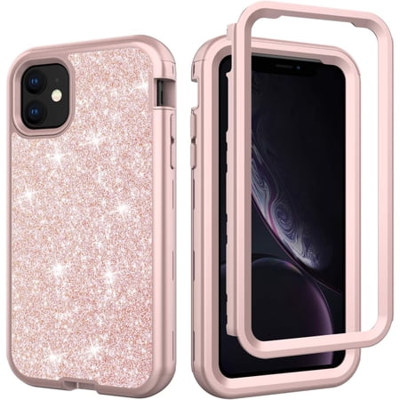 for iPhone 12 Mini Women Girls Glitter Case Luxury Bling Heavy Duty Dual Layer Tough Rugged Reinforced Corners TPU Cushion Case Scratch Proof Case for iPhone 12 Mini 5.4" Teal