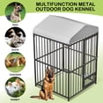 thumbnail image 3 of 2025 New Dog Kennel Outside,Large Outdoor Dog Kennel with Weatherproof,Dog House Outdoor,Outdoor Dog Kennel,Dog Playpen Outdoor, Covered Dog Outside Kennel,for Medium and Large Dogs,Easy Assembly, 3 of 7