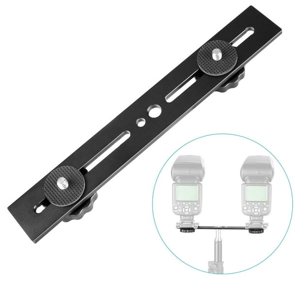 Neewer 8"/20.3cm Dual Camera Mount Tripod Bracket for 3D Stereo