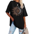 thumbnail image 2 of Mode Femmes Col Rond Chemise à Manches Longues Manches Courtes Imprimé Amour T-Shirt Mode Automne, 2 of 5