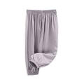 thumbnail image 5 of Lenpel Toddler Baggy Joggers Unisex Girls Boys Summer Elastic Waist Cinch Boston Pull on Pants Lightweight Casual Trousers 2-10 Y, 5 of 7