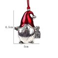 thumbnail image 2 of Colgante para árbol de Navidad, adornos navideños de metal de peltre macizo, decoraciones, 2 of 2