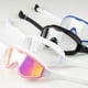 thumbnail image 3 of Eigraketly Gafas de natación para niños, gafas de natación portátiles impermeables para deportes acuáticos en piscina Deportes acuáticos Azul blanco Eigraketly OD023659-03, 3 of 6