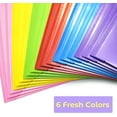 thumbnail image 5 of Heavy Duty Plastic Folders with Clear Front Pocket - 18PCS, 3 Pockets Folders with Prongs and Card Slot, for Letter Size Sheets, Bright Colors, 5 of 7