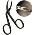thumbnail image 2 of Stainless Steel Elbow Eyebrow Forceps Clip Elbow Tweezers Pliers Professional Eyebrow Tools Portable, 2 of 5