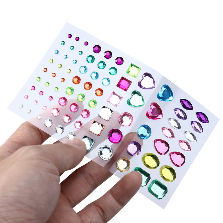 400Pcs rhinestone jewels sticker Gems Stickers Self Adhesive Gems Diy Crafts