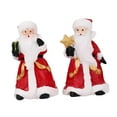thumbnail image 3 of Conjunto de 2 figuras de Papá Noel para centros de mesa, decoraciones navideñas, adorables adornos de escritorio para fiestas, estantes, dormitorios,, 3 of 8