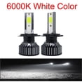 thumbnail image 1 of Bombilla Led para faro delantero de coche, luces antiniebla automáticas, 20000LM, 4500K, 6000K, 8000K, 3000K, Lemon, HB3, HB4, 9005, 9006, H3, H1, H7, H4, H11, 9012, 2 unidades, 1 of 4