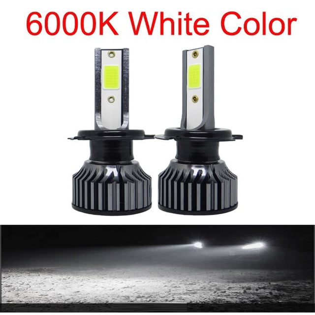 Bombilla Led para faro delantero de coche, luces antiniebla automáticas, 20000LM, 4500K, 6000K, 8000K, 3000K, Lemon, HB3, HB4, 9005, 9006, H3, H1, H7, H4, H11, 9012, 2 unidades