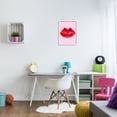 thumbnail image 2 of Stupell Industries Pink & Red Candy Lips Art for Kids Painting White Framed Art Print Wall Art, 16 x 20, 2 of 8