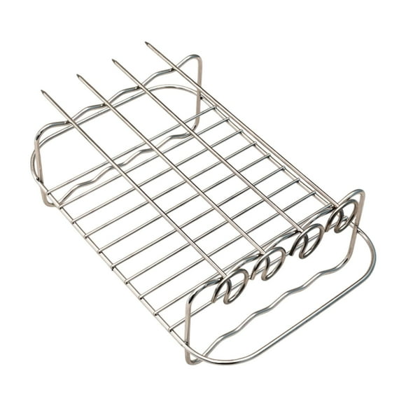 Estante de freidora de aire accesorios de freidores de aire fácil limpio universal universal múltiples posibles reutilizables reutilización de alambre