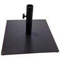 thumbnail image 1 of Base para sombrilla Tropishade de acero, 16,5 kg, negra, 51 x 51 cm, 1 of 6