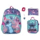 thumbnail image 1 of Juego de 5 piezas de Lilo y Stitch Angel de Bioworld Disney, mochila, lonchera, llavero, estuche para lápices, 1 of 6