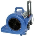 thumbnail image 3 of Séchoir à Tapis à 3 Vitesses, Souffleur d'Air pour Plancher, Ventilateur de Séchage avec Poignée et Roue 220 V Bleu, 3 of 6