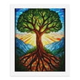 thumbnail image 5 of Paint By Numbers Kit for Adults Beginner - Stained Glass Tree Sunrise DIY Canvas Painting Kits for Adults, Frameless Paint By Number for Adults for Home Wall Decor 16x20 Inch, 5 of 7