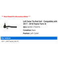 thumbnail image 2 of Left Outer Tie Rod End - Compatible with 2017 - 2018 Toyota Yaris iA, 2 of 2