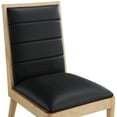 thumbnail image 5 of Meridian Furniture Bristol Black Vegan Leather Dining Chair (Set of 2), 5 of 8