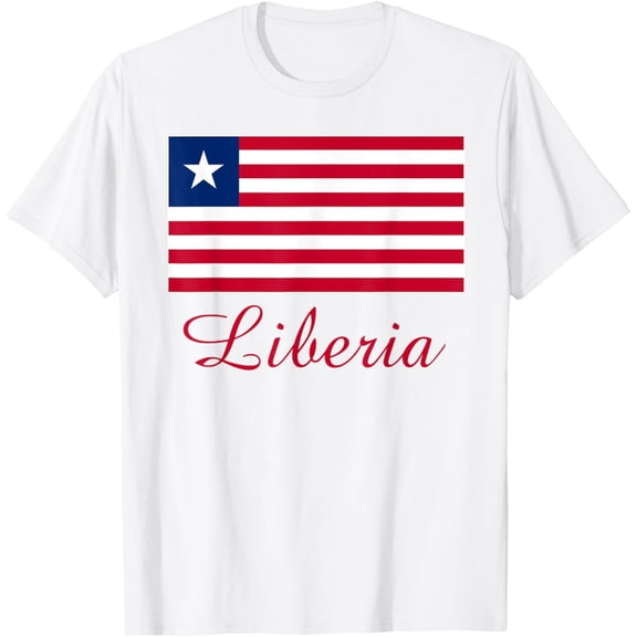 Liberia Liberian Flag Souvenir T-Shirt