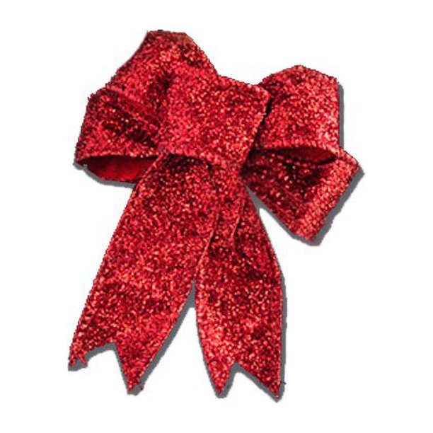 Lazo de Navidad de 10cm, decoraciones navideñas para el hogar, dorado, rojo, adornos de árbol de Navidad, regalo de Año Nuevo