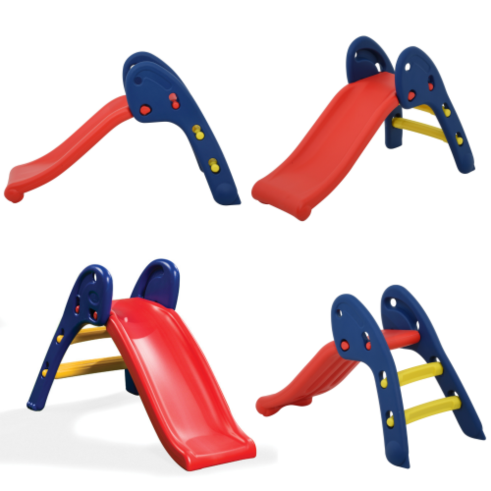 proved kids plastic foldable slide indoor playground equipment children