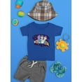 thumbnail image 3 of Kids And Alien On A Rocket T-Shirt Infant -Image by Shutterstock,  6 Months, 3 of 4