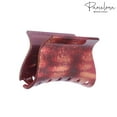 thumbnail image 5 of Parcelona French Clasp Metallic Maroon Red Medium 3 Inch Jaw Hair Claw Clip, 5 of 16