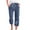 B-Navy, variant on Cotton Linen Pants for Women Summer Lightweight Casual Loose Trousers Women's Palazzo Pants Plus Size Straight Leg Capris for Beach, Black&M