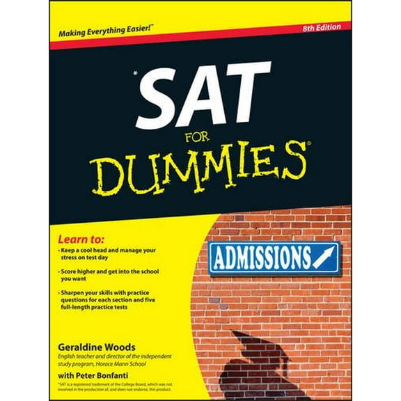 Pre-Owned SAT for Dummies (Paperback) 111802608X 9781118026083