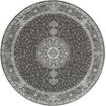 thumbnail image 3 of Unique Loom Bromley Collection Area Rug - Midnight (7' 10" Round Dark Gray/Gray), 3 of 6