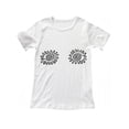 thumbnail image 2 of Yunliwuli Women Short Sleeve Tops Fashion Print Summer T-Shirt Casual Pullovers for Streetwear Aesthetic Grunge Clothes, 2 of 10