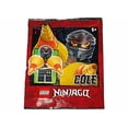 thumbnail image 2 of LEGO Ninjago: Cole Minifigure from Master of The Mountain with Drilling Weapons, 2 of 5