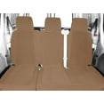 thumbnail image 2 of CalTrend Rear 60/40 Split Back & Solid Cushion O.E. Velour Seat Covers for 2014-2016 Nissan Versa Note - NS238-06RS Beige Monarch Insert with Classic Trim, 2 of 3