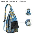 thumbnail image 2 of 4-Pockets Cross Body Bags for Woman Men,Cute Sea Life Sling Bag Chest Bag with Adjustable Strap Women's Crossbody Bags for Outdoors Hiking Traveling, 2 of 4