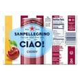 thumbnail image 4 of Sanpellegrino CIAO Cherry Sparkling Flavored Water with Real Fruit Juices, 6 Pack, 4 of 14