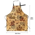 thumbnail image 2 of Kdxio Vintag Ancient Sailboats Apron with Pockets Adjustable Kitchen Aprons for Men Women Waterproof Aprons for Cooking,Drawing,Crafting, Baking Household Cleaning, 2 of 8