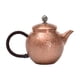 thumbnail image 2 of Tetera de cobre para té, mango antiescaldado de 350ml, hervidor de agua caliente, tetera Kungfu para Hotel, casa de té, Picnic, hogar al aire libre, 2 of 8