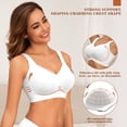 thumbnail image 4 of Bra PoseFree Wireless, cobertura total, soporte total, blanco XL, 4 of 7