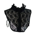 thumbnail image 2 of Collar falso de encaje para mujeres accesorios de ropa falso para suéteres vestidos Negro, 2 of 8